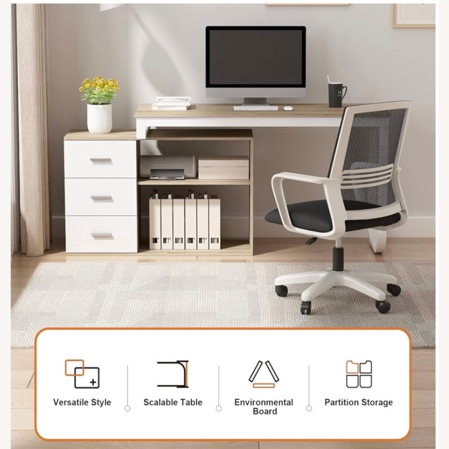 Macy's Natural Desk - image-2