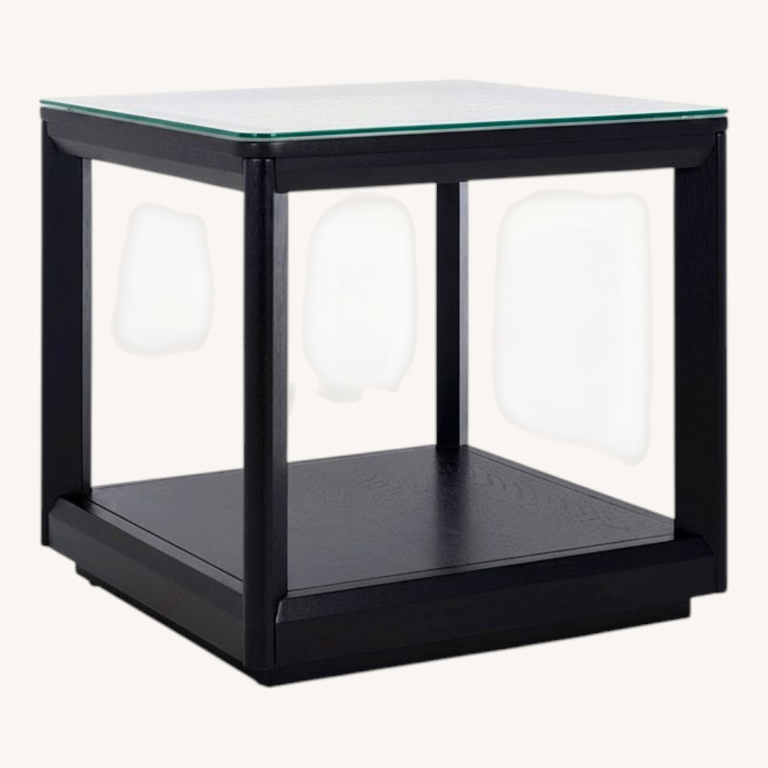 Wayfair Glass and Metal Side Tables W Shelf - image-5