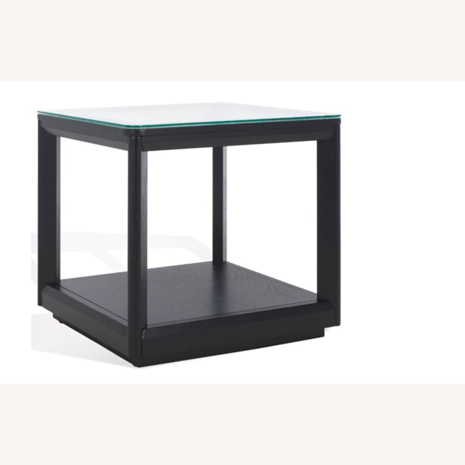 Wayfair Glass and Metal Side Tables W Shelf - image-4