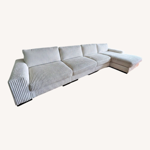 Used Ashley Furniture Natural 3+ Piece Sectional for sale on AptDeco