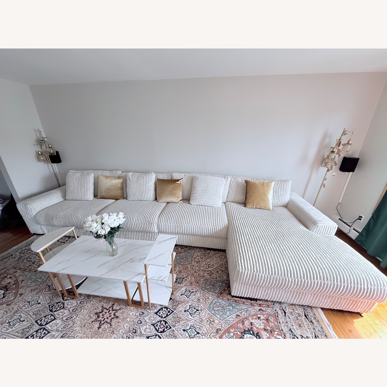 Ashley Furniture Natural 3+ Piece Sectional - image-9