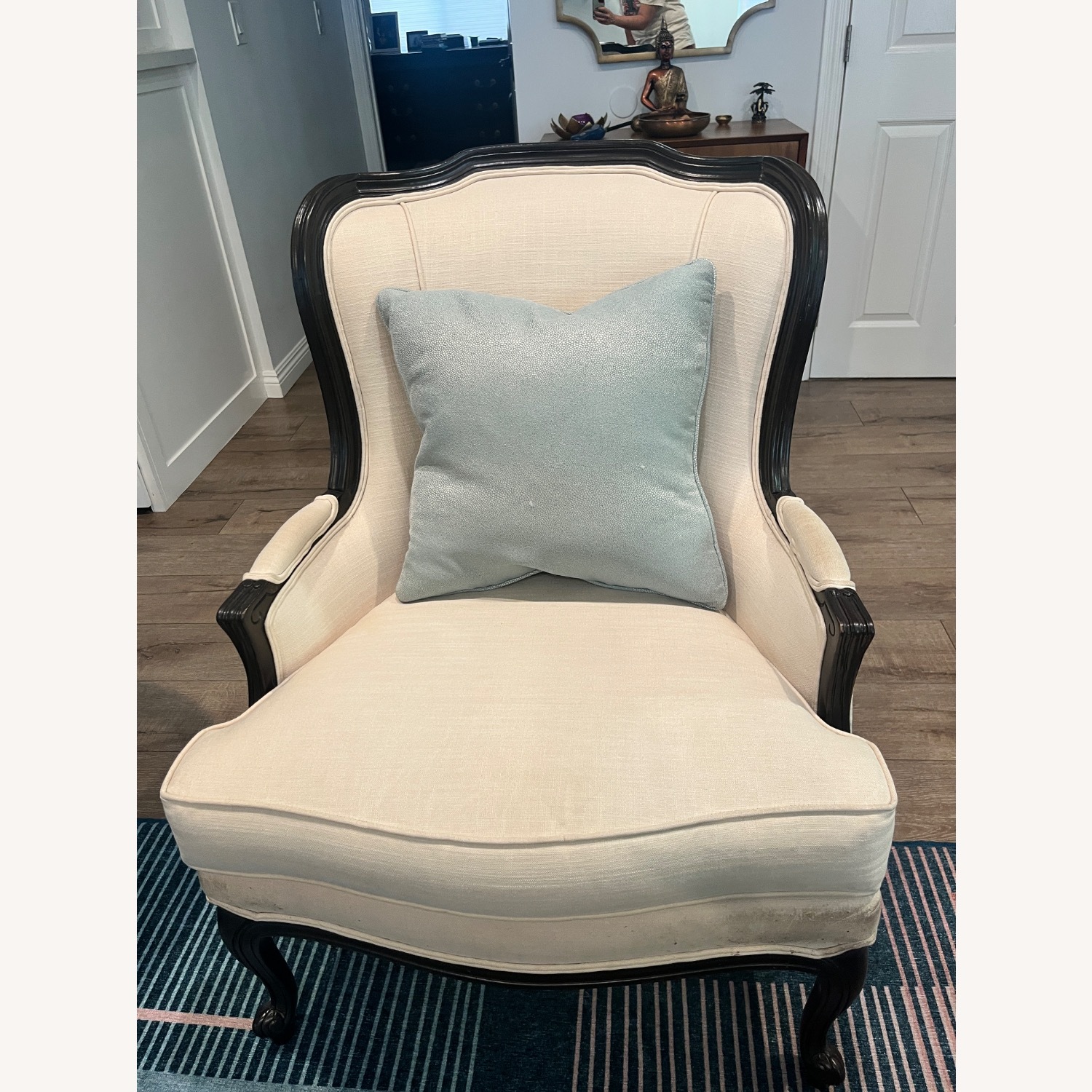 Ethan Allen Camille Natural Accent Chair - image-2