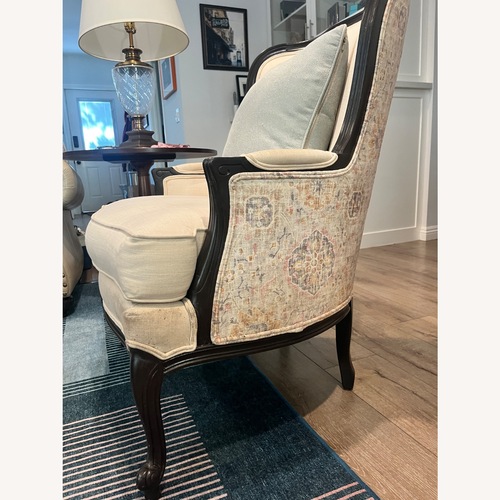 Used Ethan Allen Camille Natural Accent Chair for sale on AptDeco