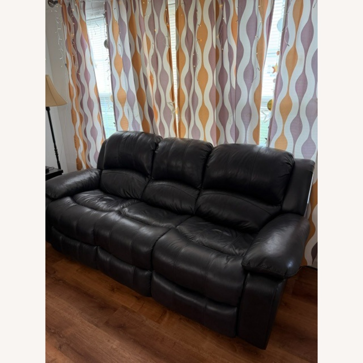 Bob's Discount Furniture Avenge Black 3+ Seater Sofa - image-3