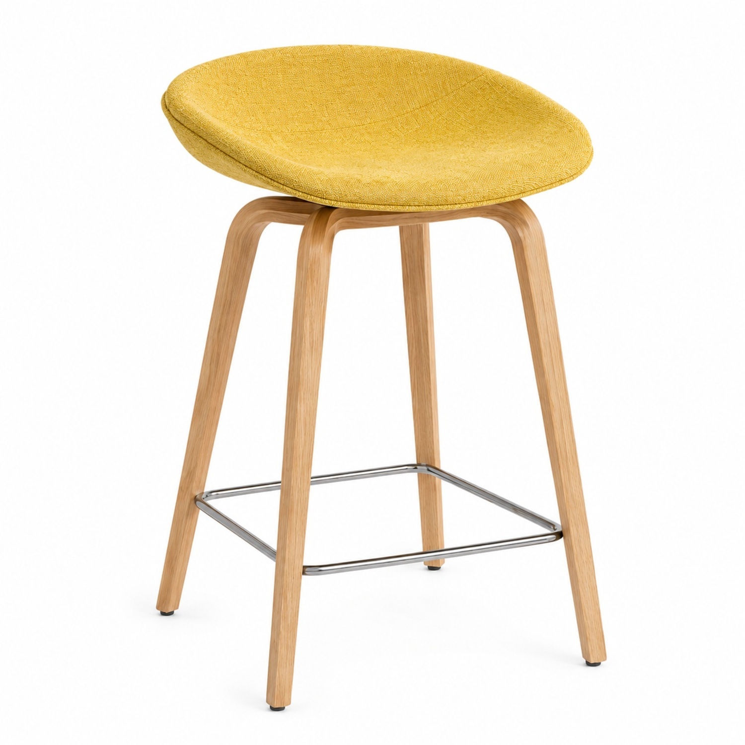Hay Light Gray Fabric Stool - image-8