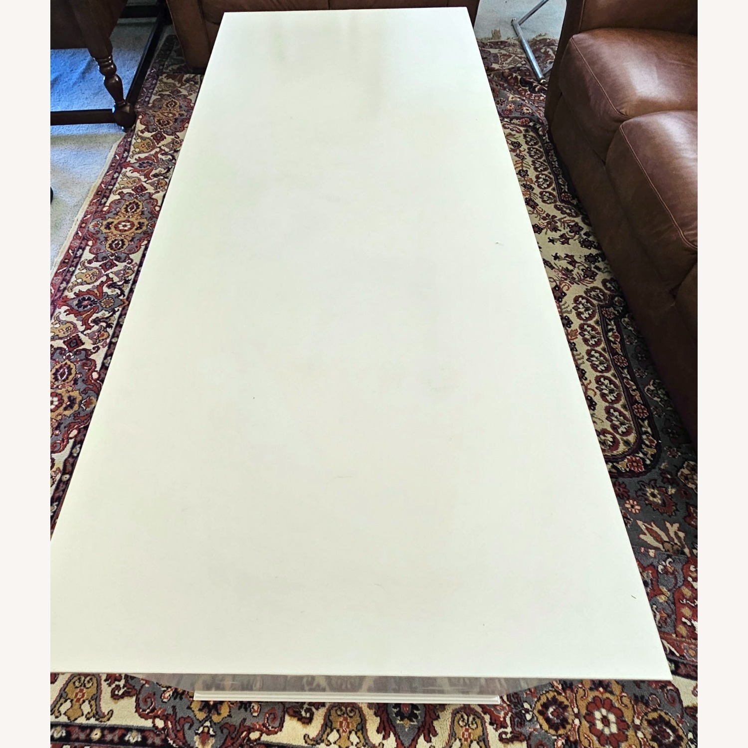 IKEA ALVE Wood Double Pedestal Farmhouse Desk - image-15