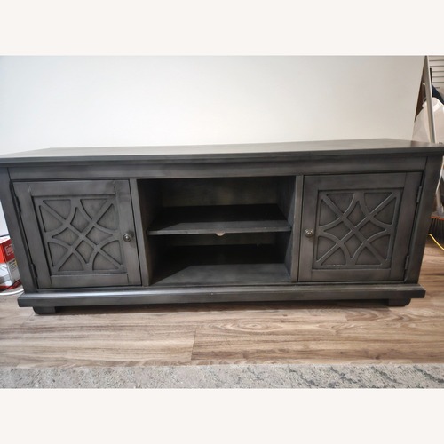 Used Vintage/Antique Dark Brown Media Storage for sale on AptDeco
