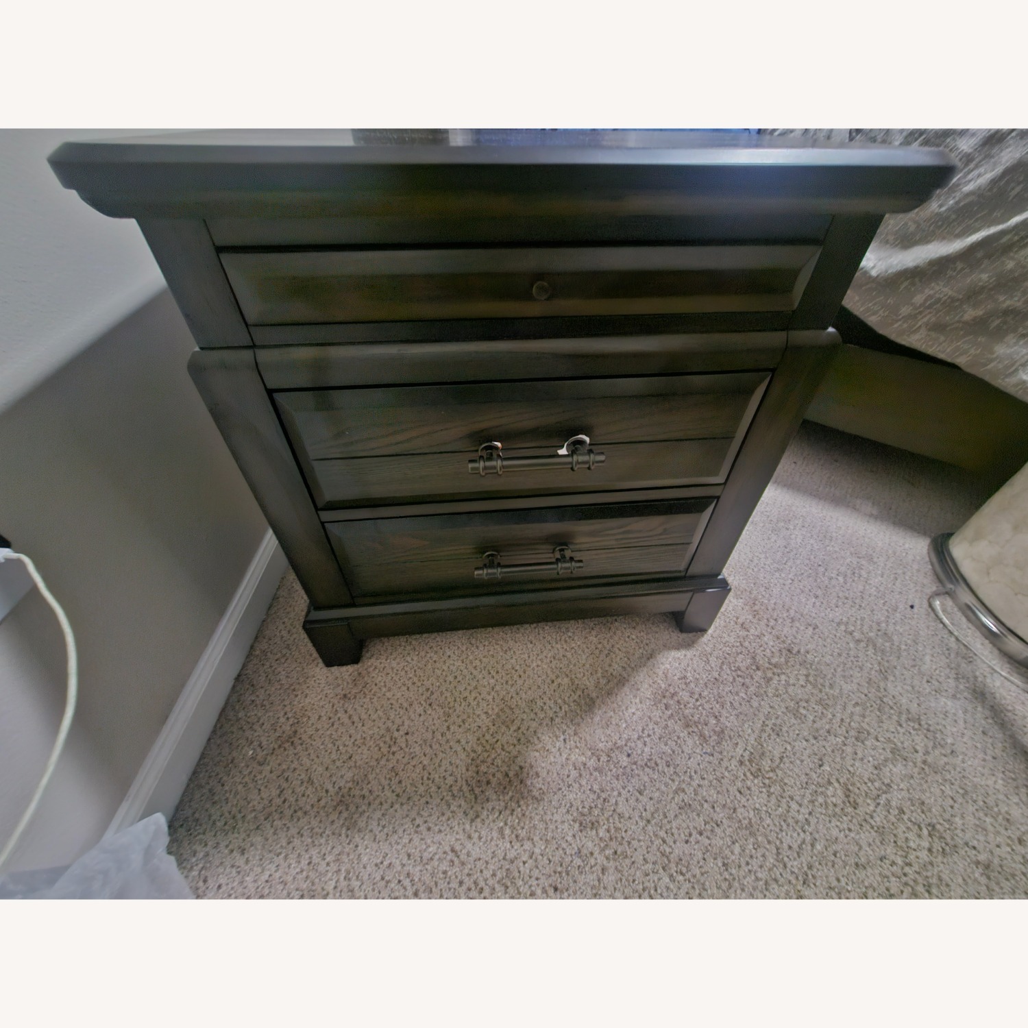 Rooms To Go Montana Dark Brown Nightstand - image-1