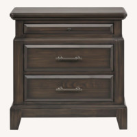 Rooms To Go Montana Dark Brown Nightstand