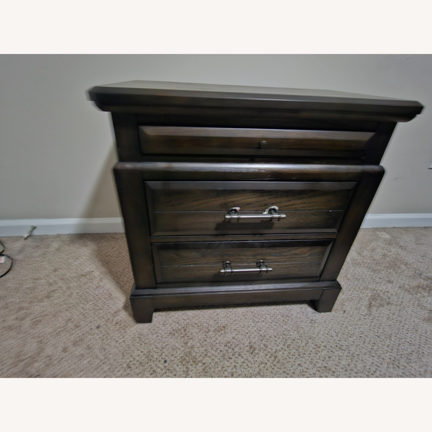Rooms To Go Montana Dark Brown Nightstand - image-4