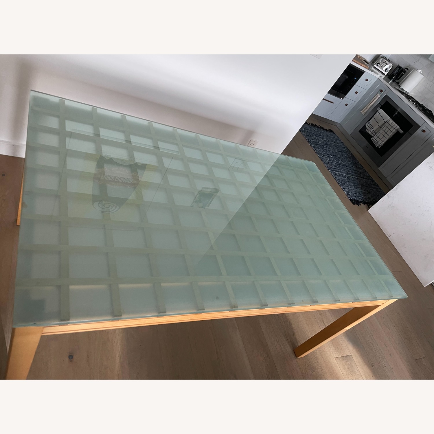 Ligne Roset Natural Glass Dining Table - image-1