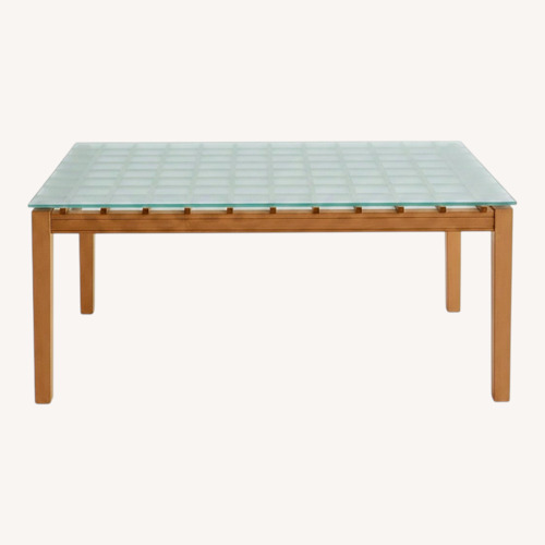 Used Ligne Roset Natural Glass Dining Table for sale on AptDeco