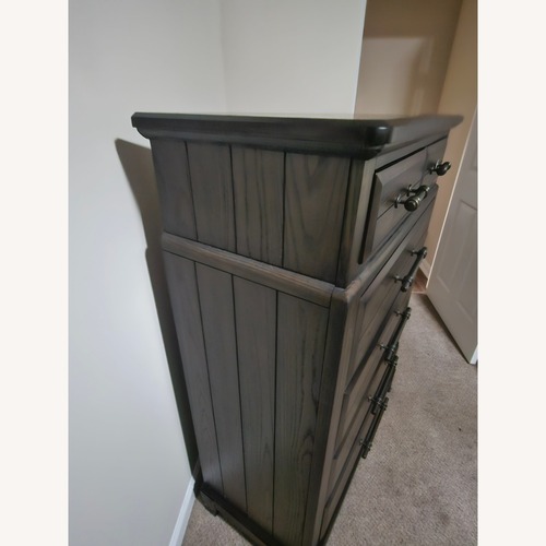 Used Rooms To Go Montana Dark Brown Chest for sale on AptDeco