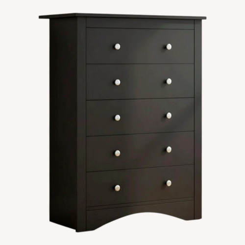 Used Wayfair Elbern Design Dark Brown Wood Dresser for sale on AptDeco