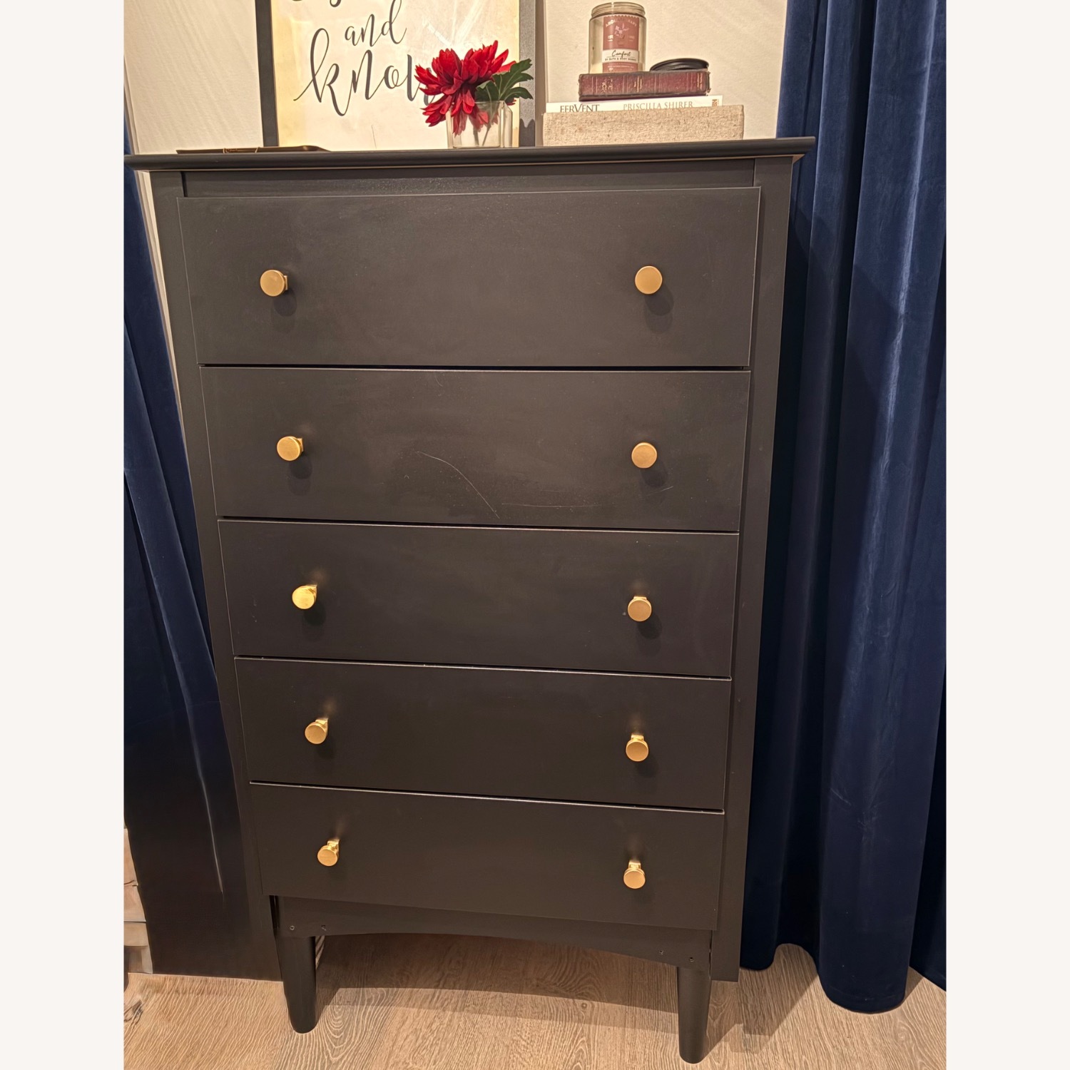Wayfair Elbern Design Dark Brown Wood Dresser - image-2
