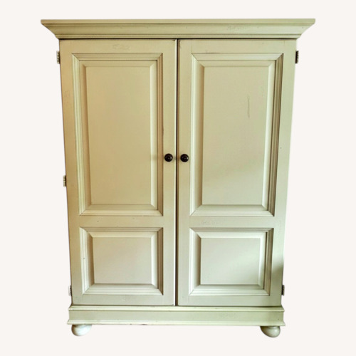 Used Hooker Furniture Corporation Green Wood Armoire for sale on AptDeco