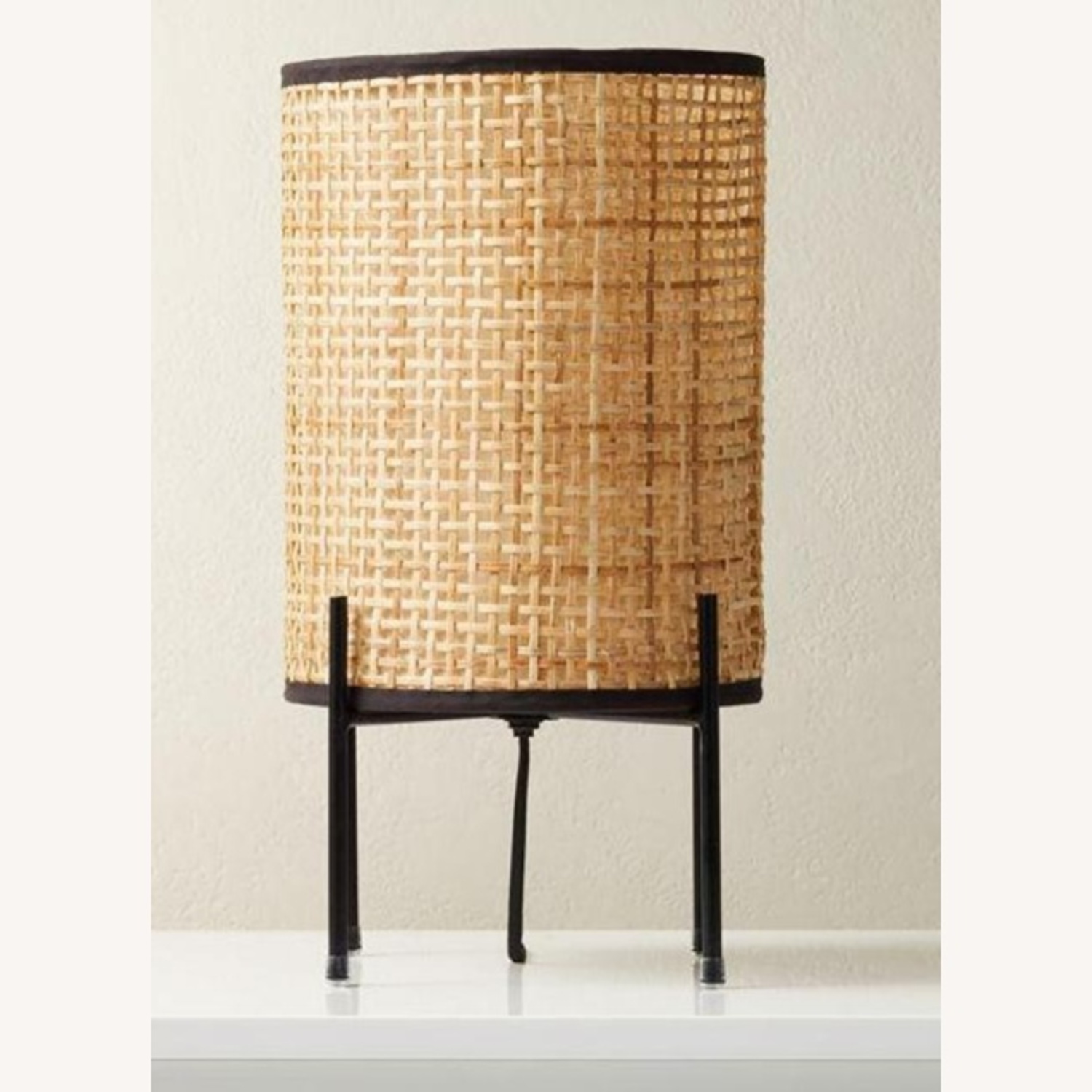 CB2 Canna Cylindrical Wood Table Lamp - image-5