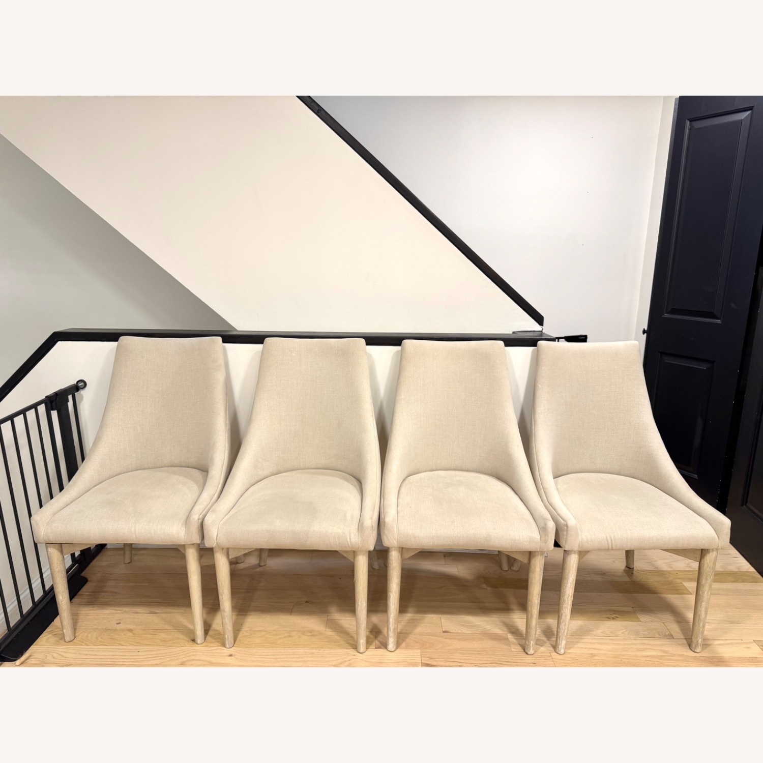 Restoration Hardware St James Oak Dining Table with Chairs - image-3