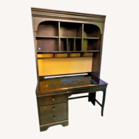 Stanley Furniture Dark Brown Wood Desk
