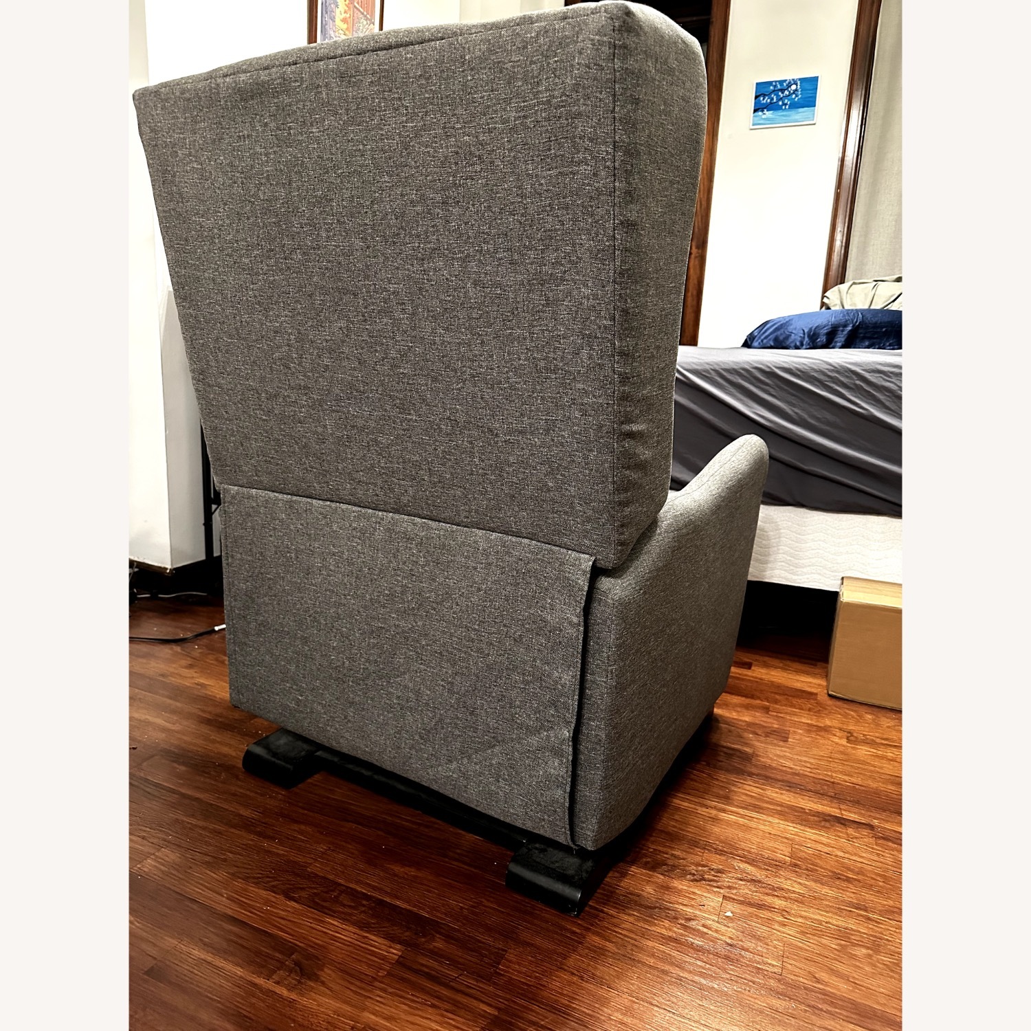 Pamlico Manual Glider Recliner Gray - image-3