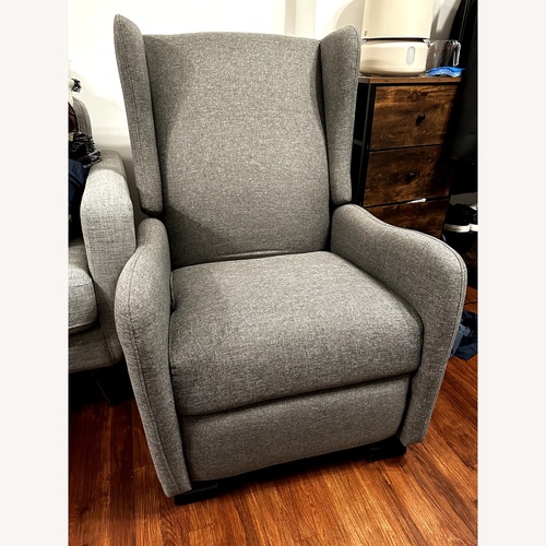 Used Pamlico Manual Glider Recliner Gray for sale on AptDeco