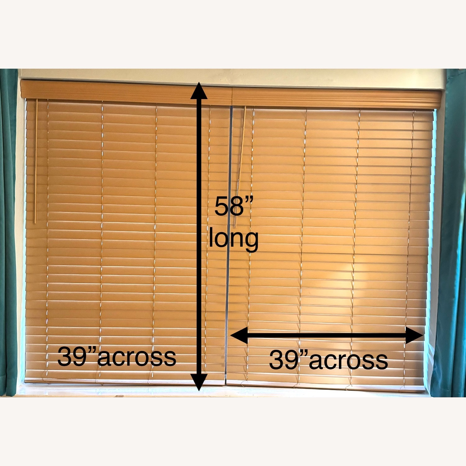 Light Brown Wood Veneer Curtains - image-2