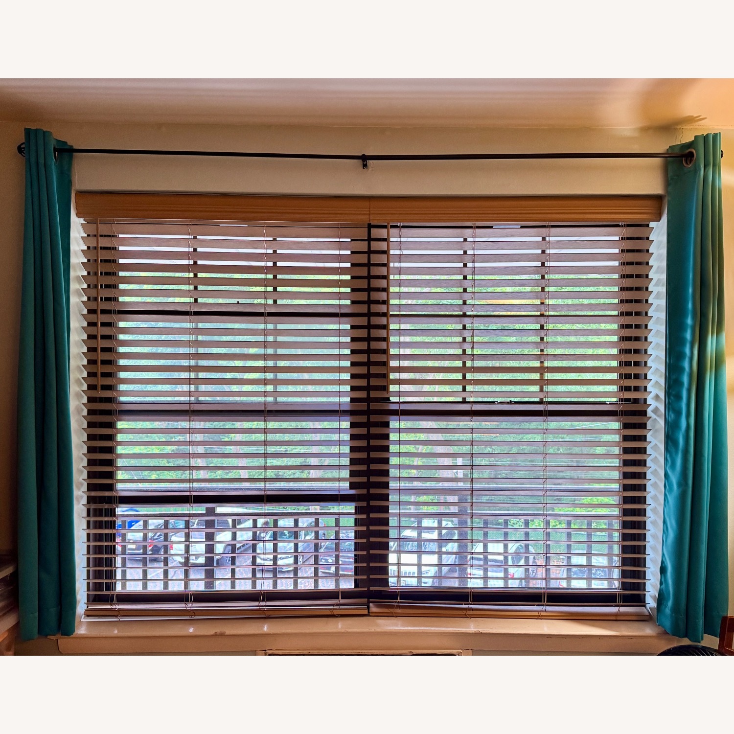 Light Brown Wood Veneer Curtains - image-3