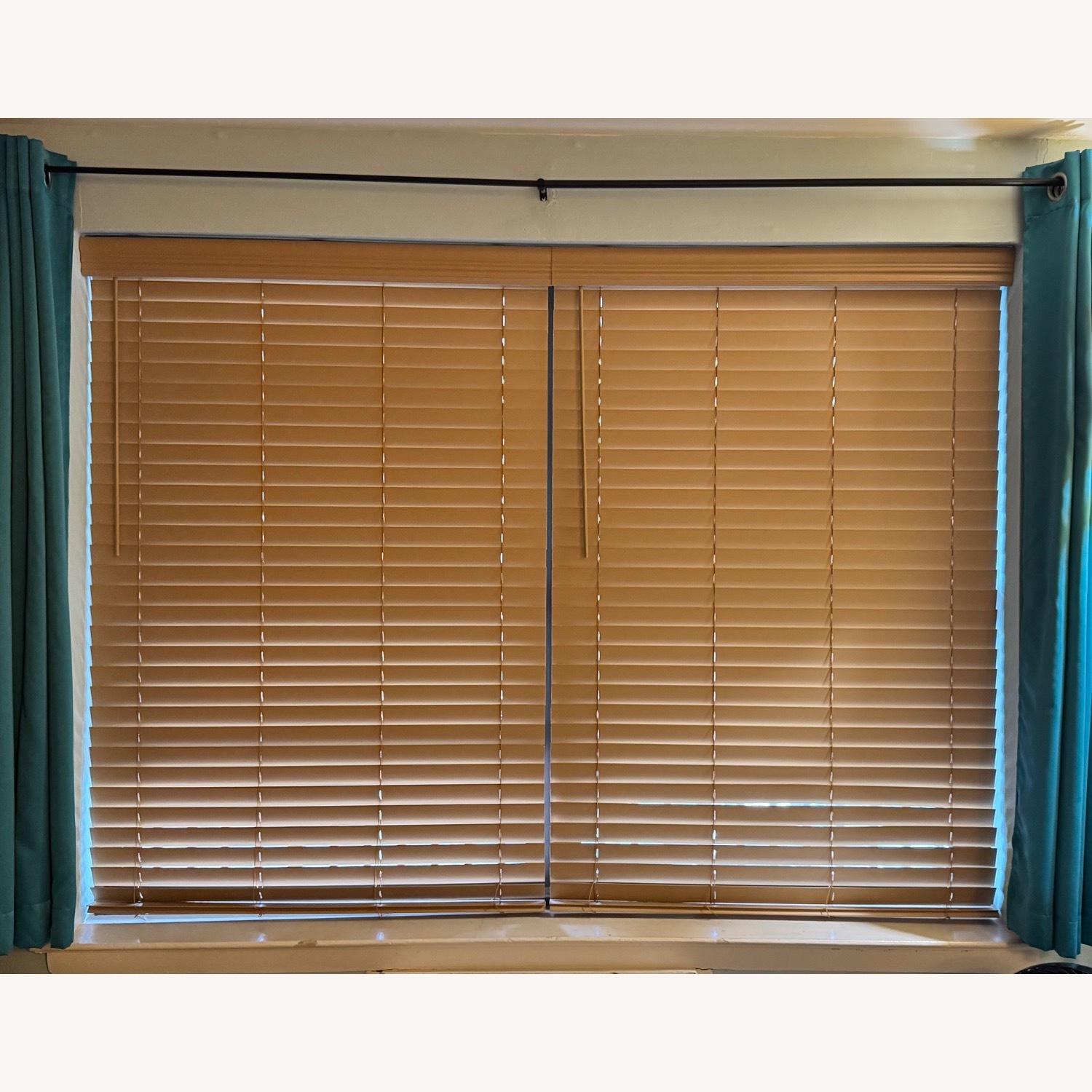 Light Brown Wood Veneer Curtains - image-1