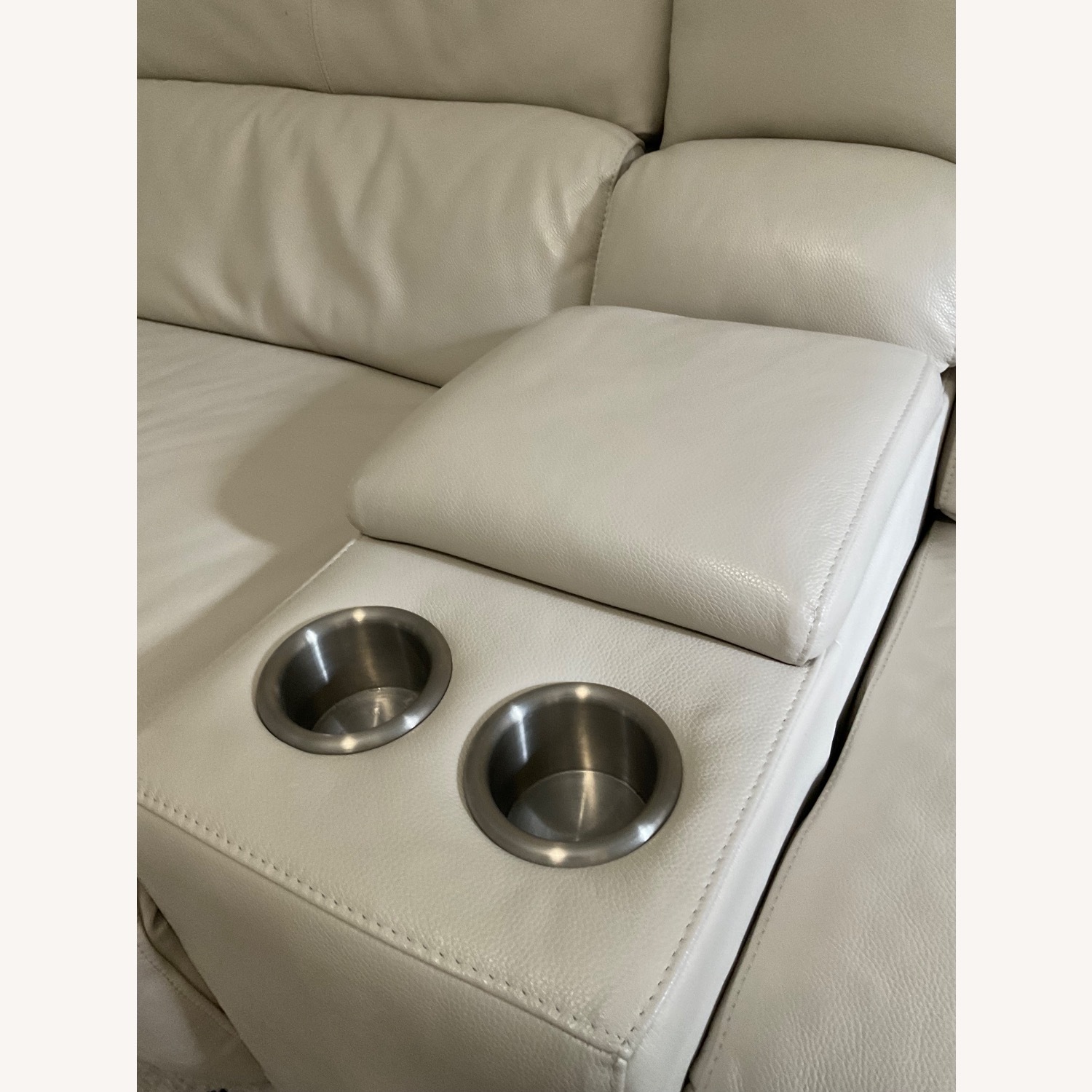 Domicile Elys Italian Leather 3+ Piece Sectional - image-3