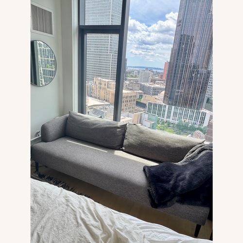 Used CB2 Ronan Sofa - Dark Grey for sale on AptDeco