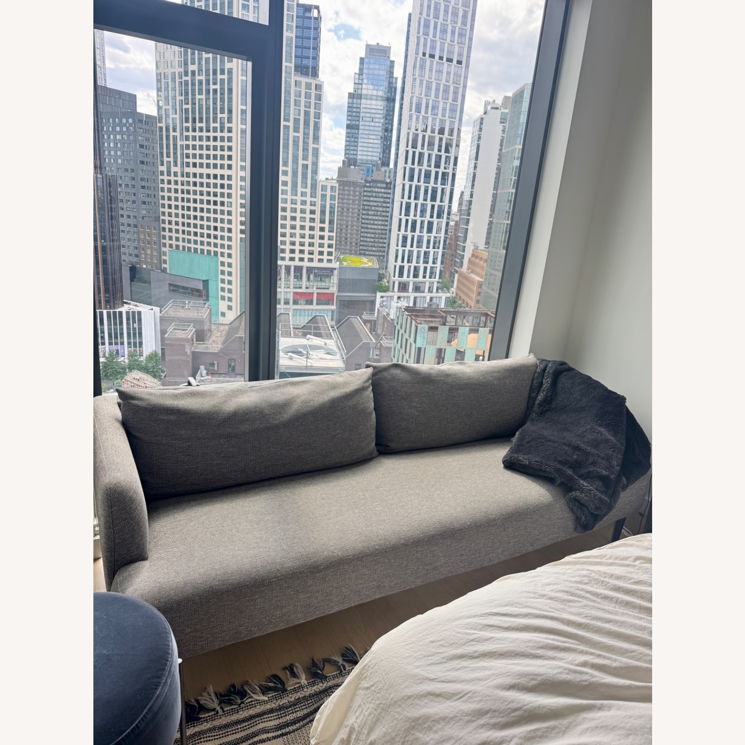 CB2 Ronan Sofa - Dark Grey - image-2