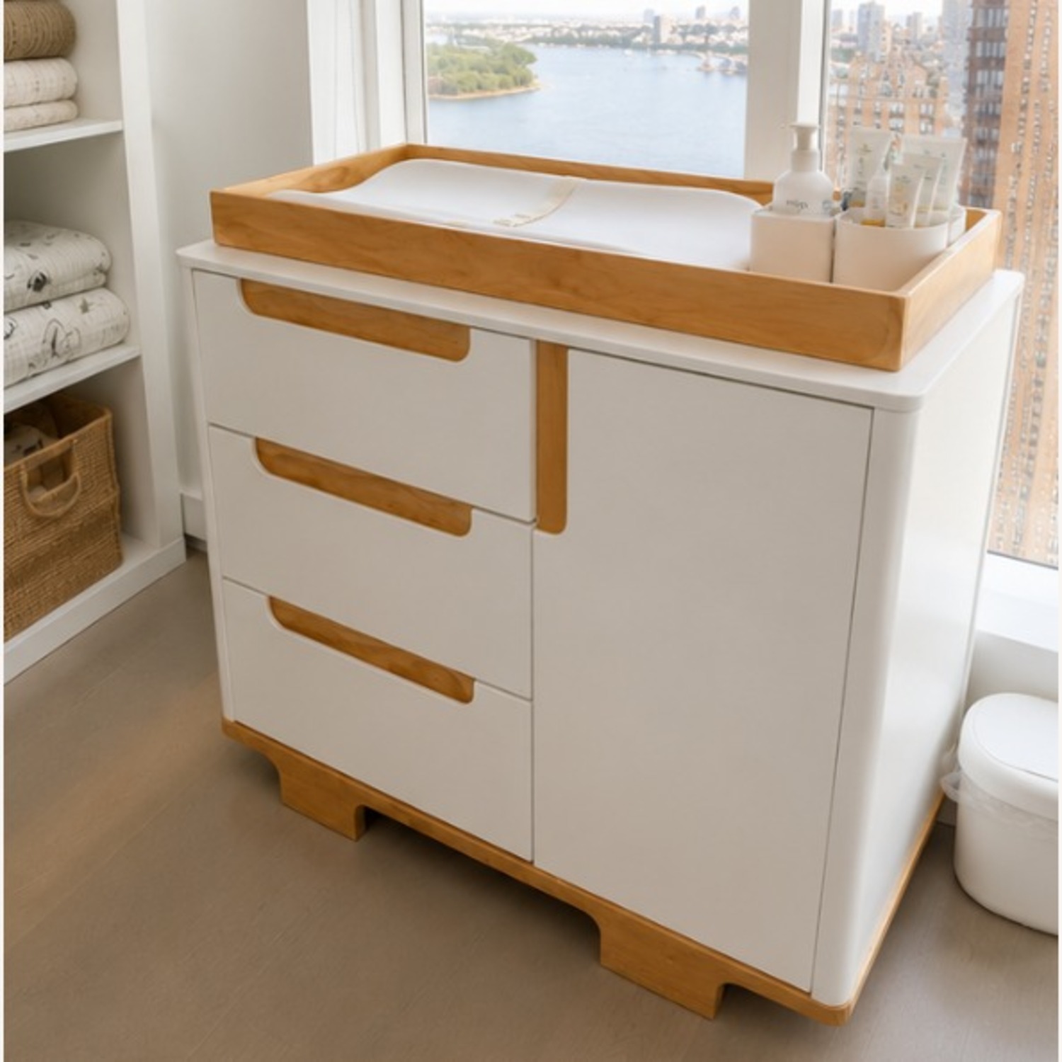 Babyletto 3-Drawer Dresser Removable Changing Tray - image-2