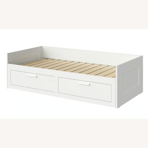 Used IKEA White Wood Daybed for sale on AptDeco