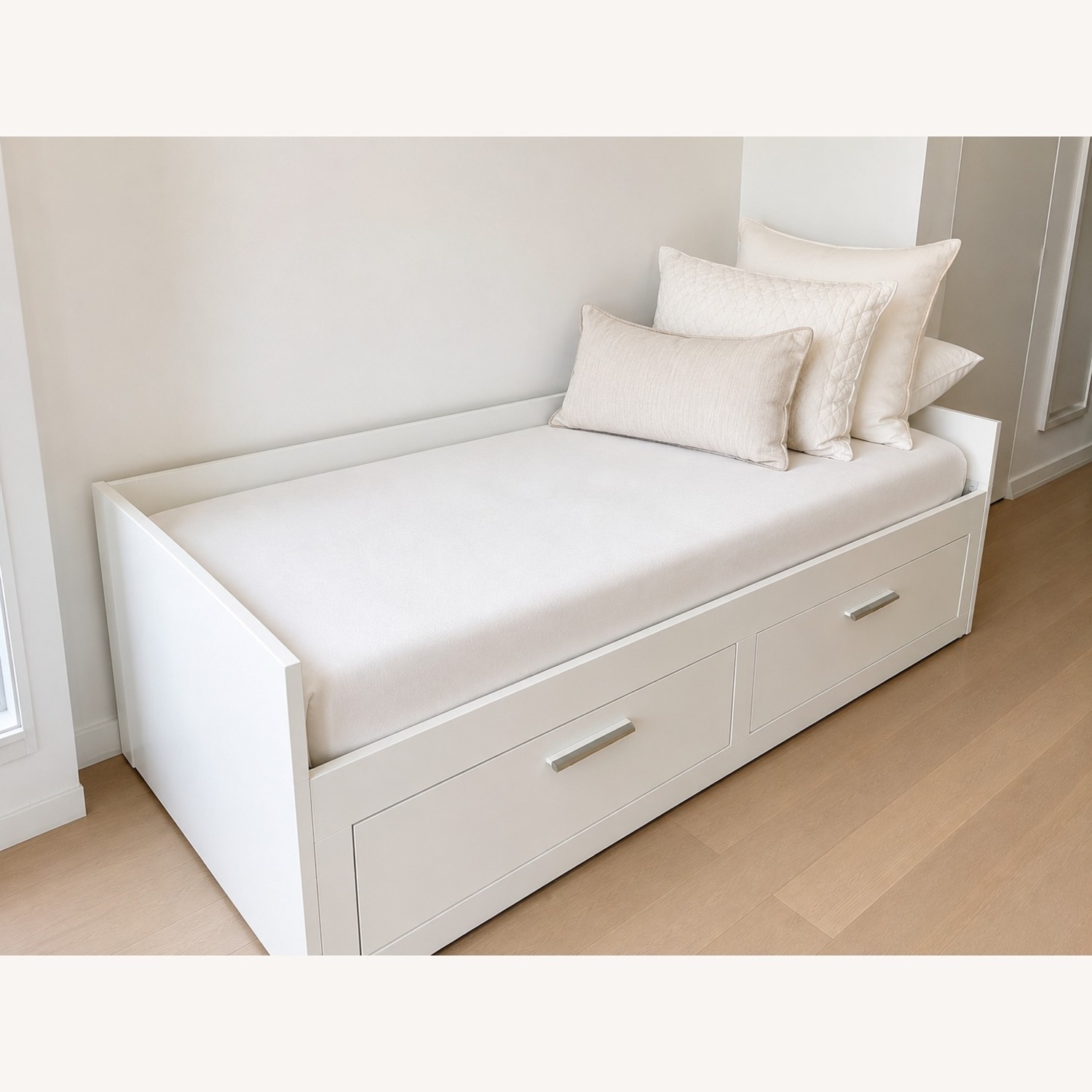 IKEA White Wood Daybed - image-1