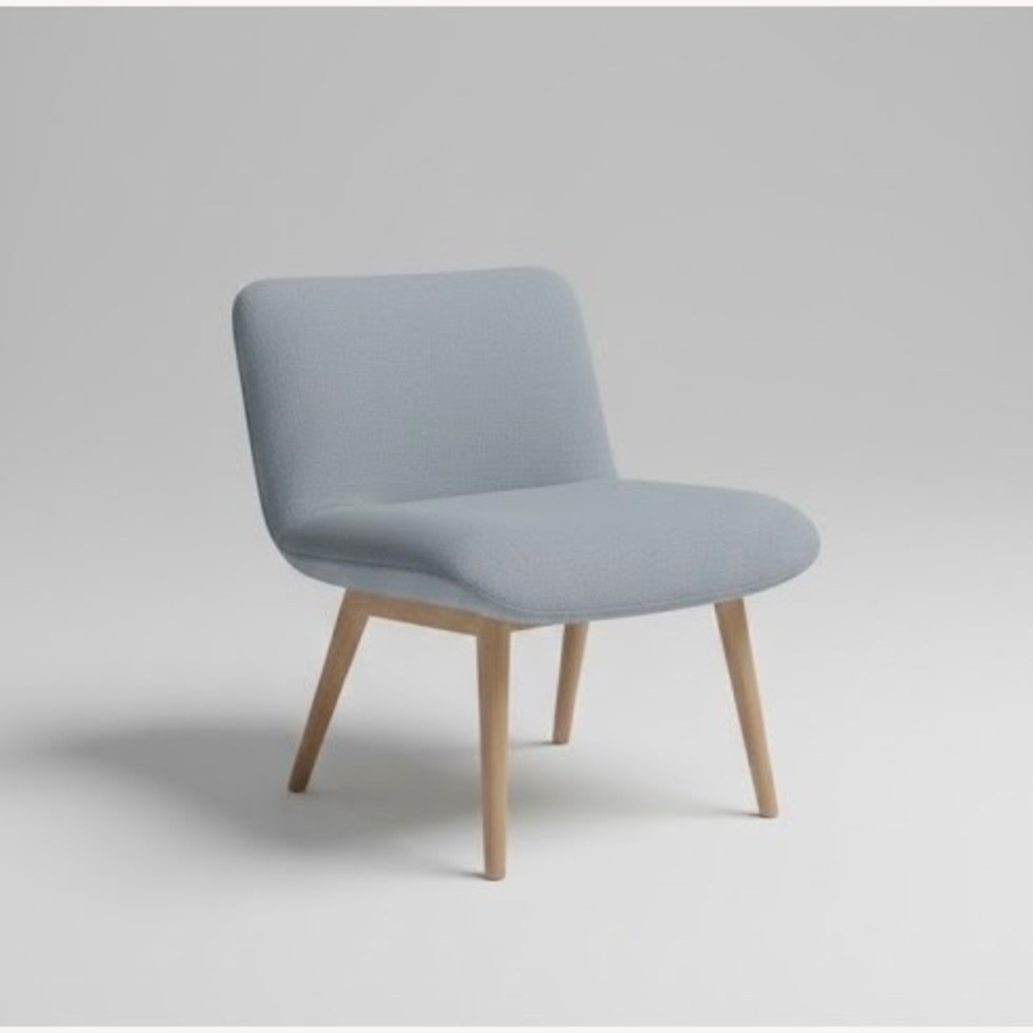 HBF Light Gray Fabric Office Chair - image-4