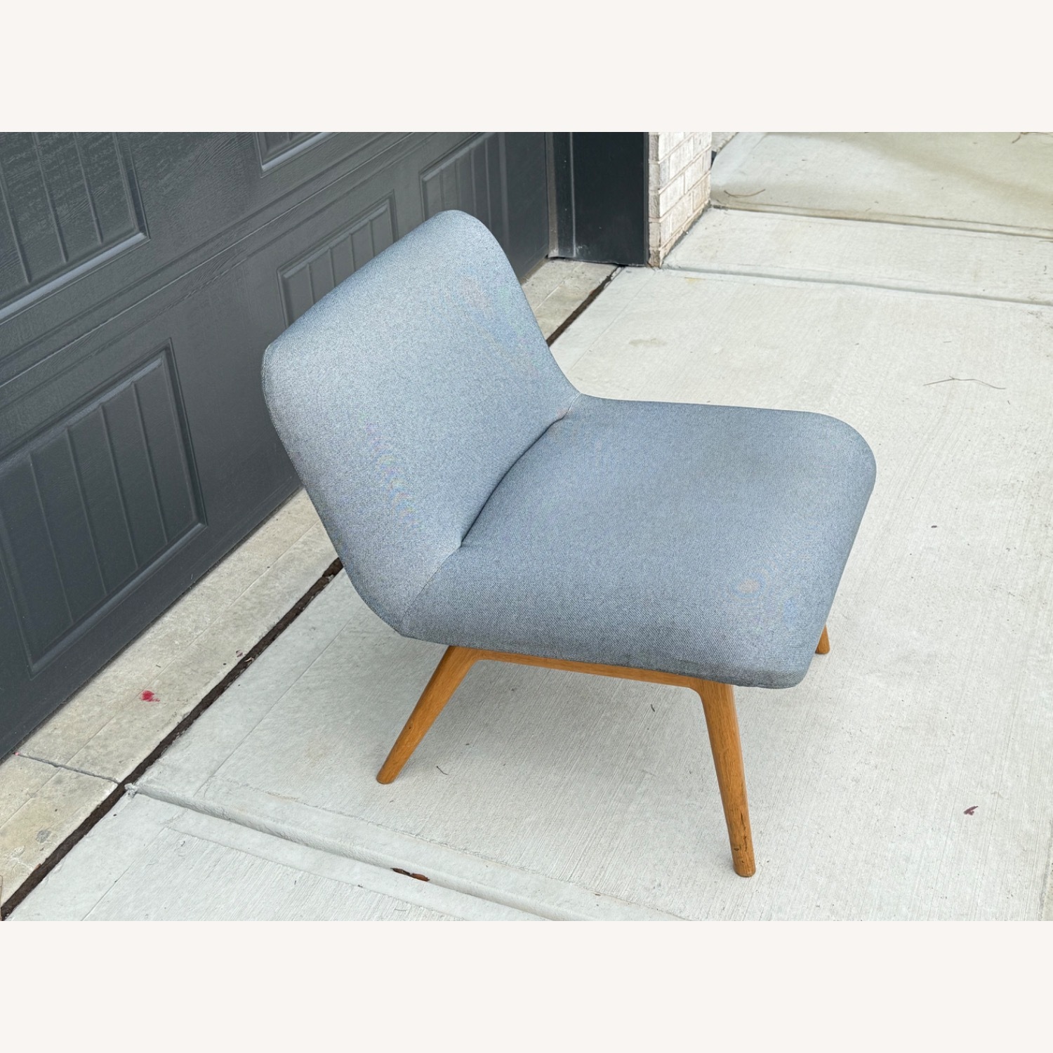 HBF Light Gray Fabric Office Chair - image-2