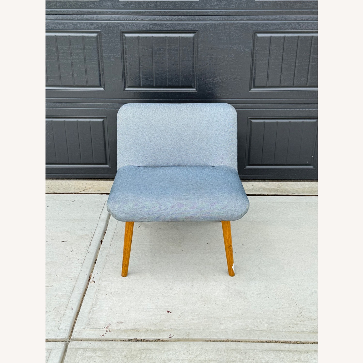 HBF Light Gray Fabric Office Chair - image-1