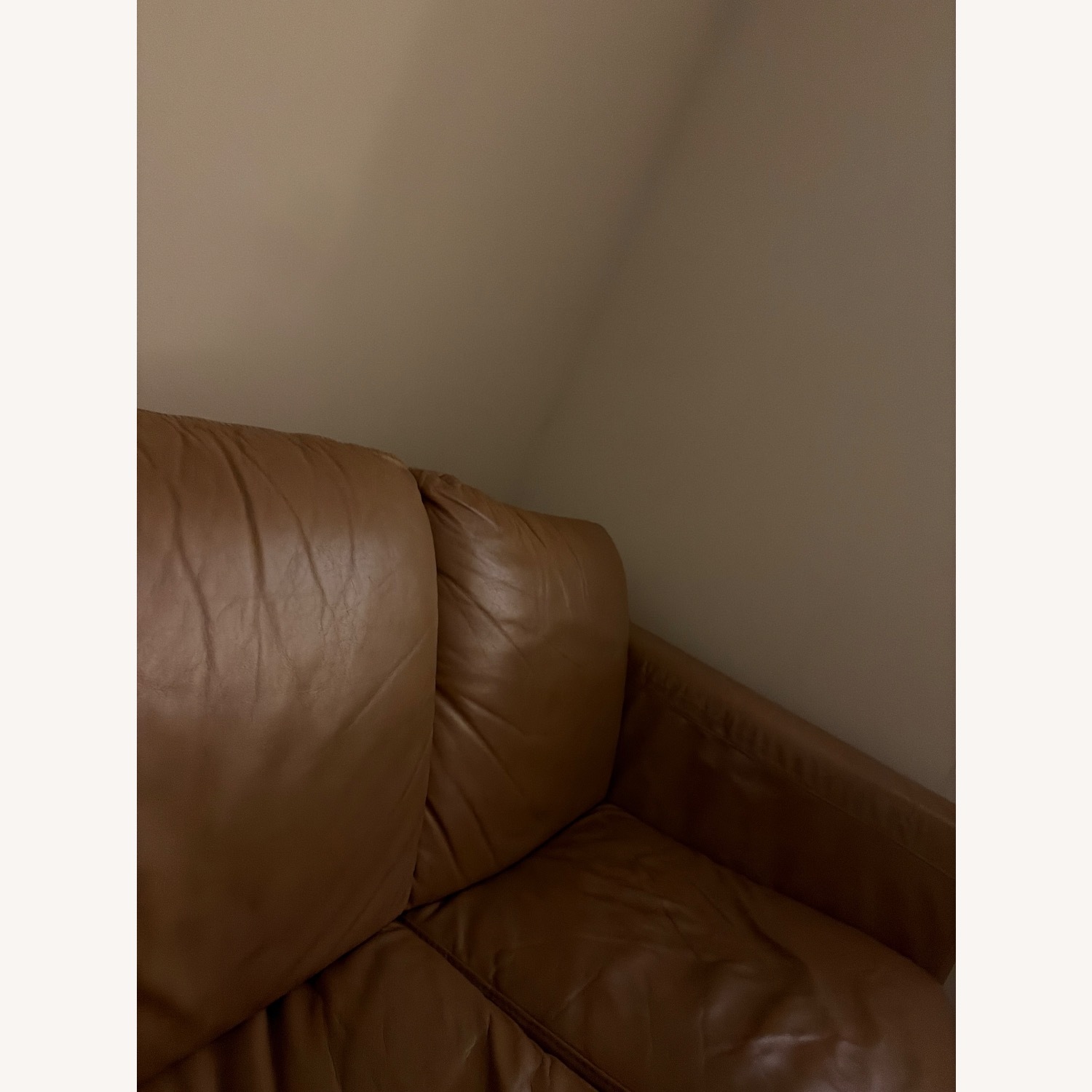 Wayfair Dark Brown Leather 3+ Seater Sofa - image-3
