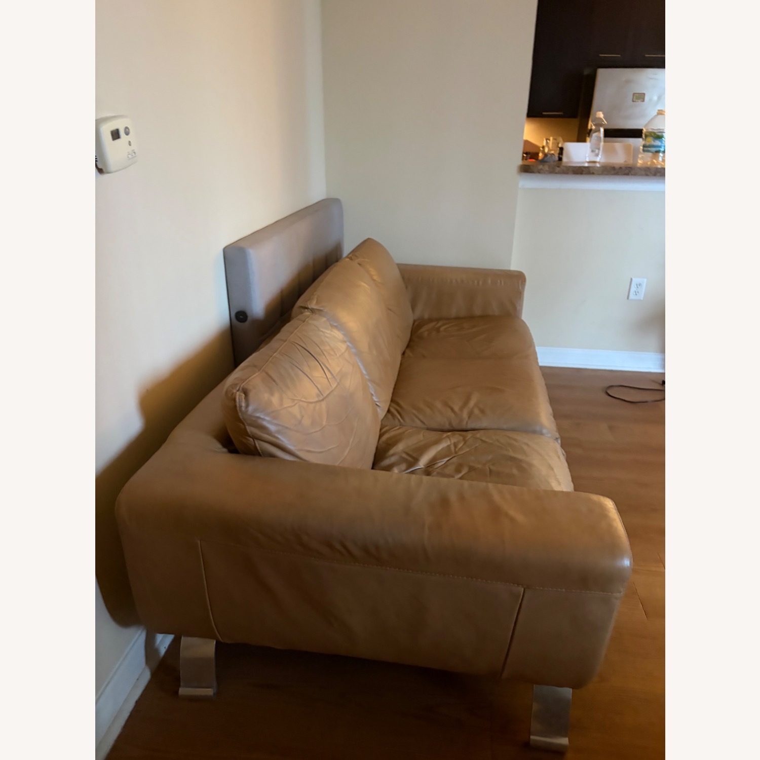 Wayfair Dark Brown Leather 3+ Seater Sofa - image-2