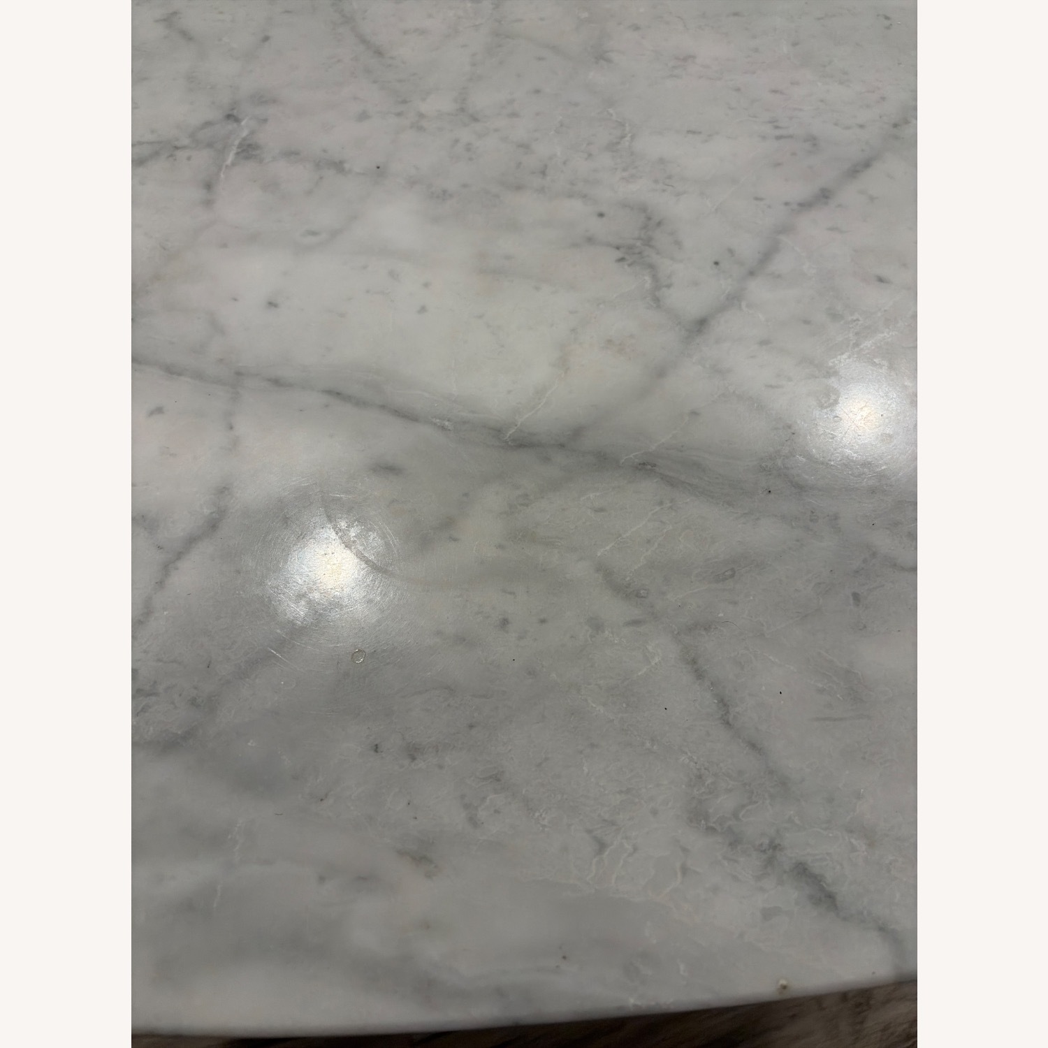Room & Board White Marble Coffee Table - image-4