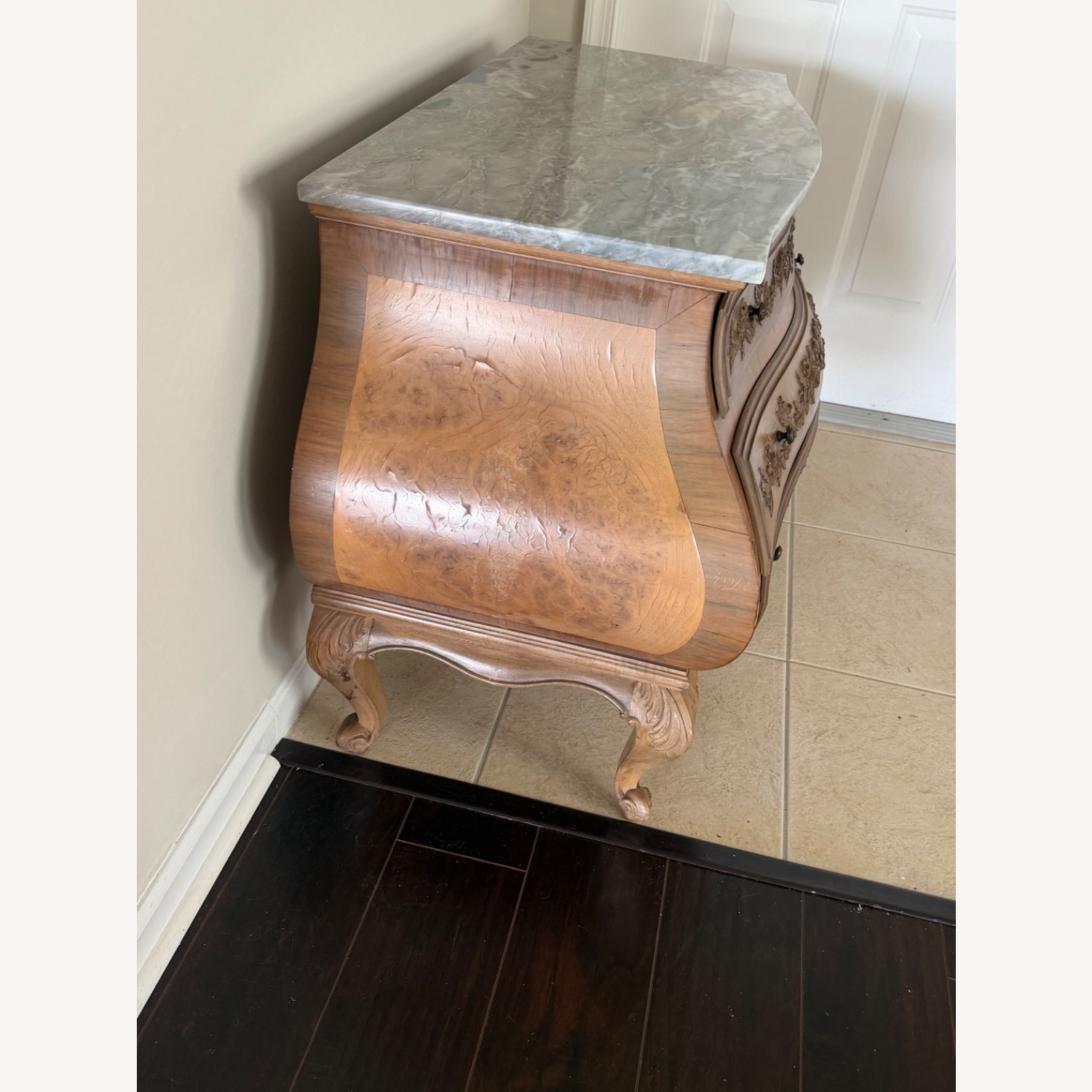 Vintage/Antique Dark Brown Chest - image-2