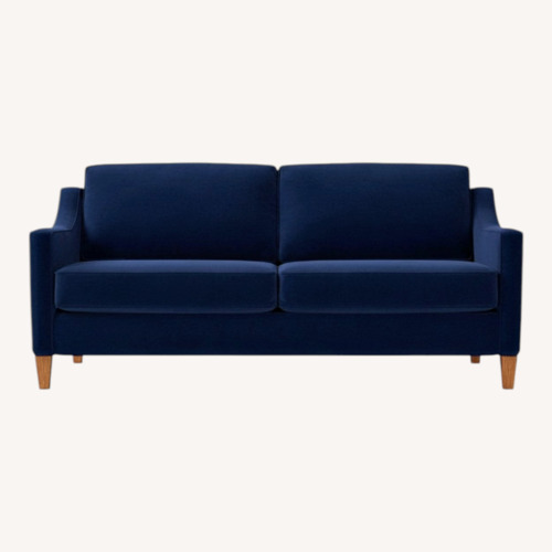 Used West Elm Ink Blue Paidge Sofa for sale on AptDeco