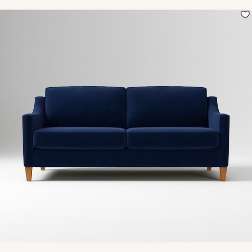 Used West Elm Ink Blue Paidge Sofa for sale on AptDeco