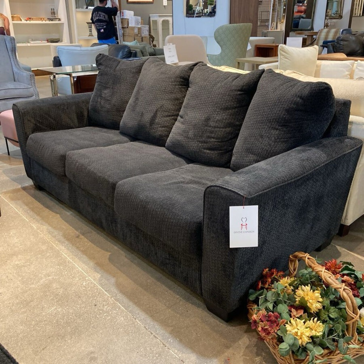 Stairatt 3-Seat Sofa Charcoal - image-2