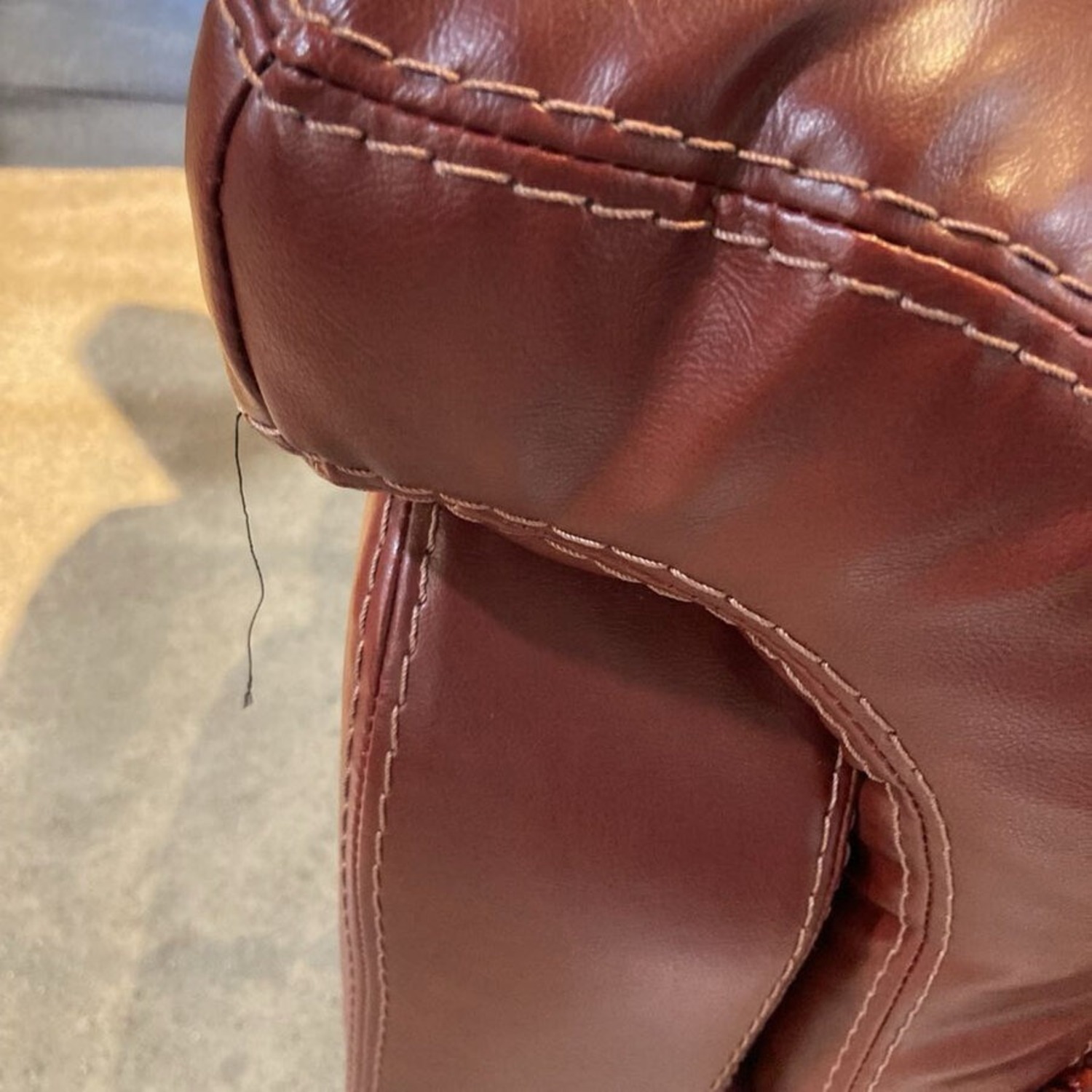 Leather Manual Swivel Glider Recliner - image-8