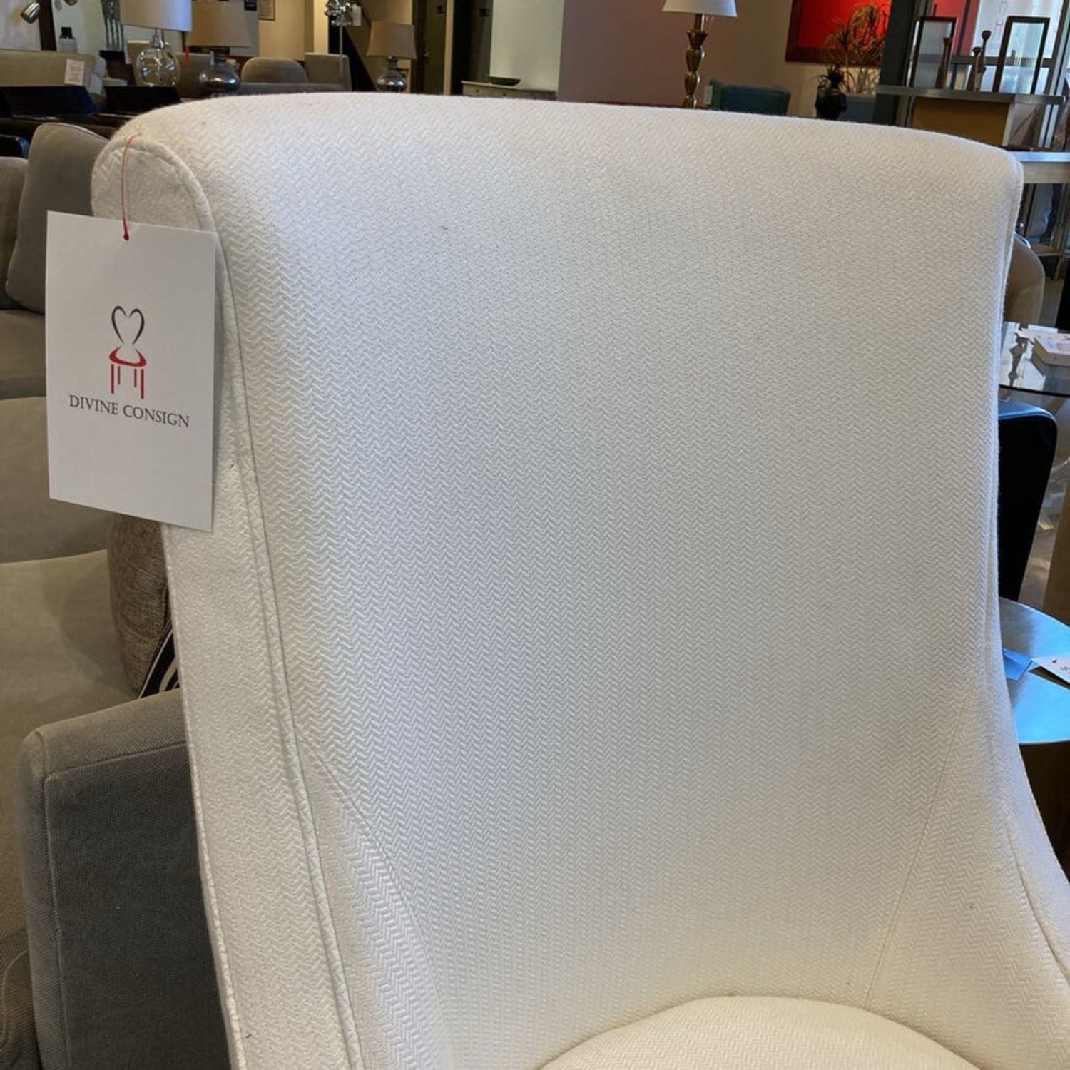 Kravet Custom High Back Slope Arm Chair - image-4