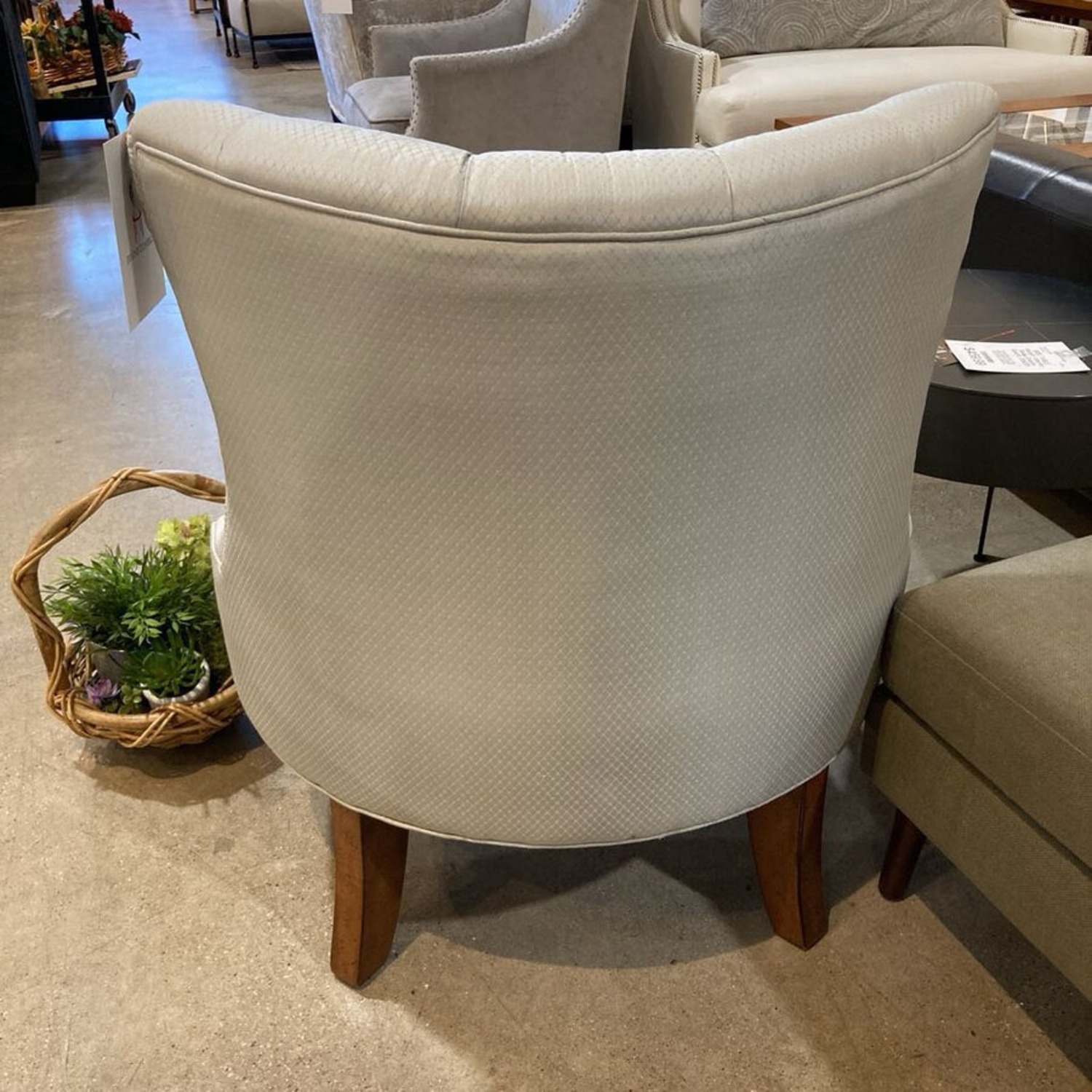 Walter E. Smithe Wingback Button Tufted Chair - image-7