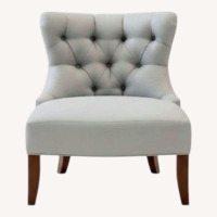 Walter E. Smithe Wingback Button Tufted Chair