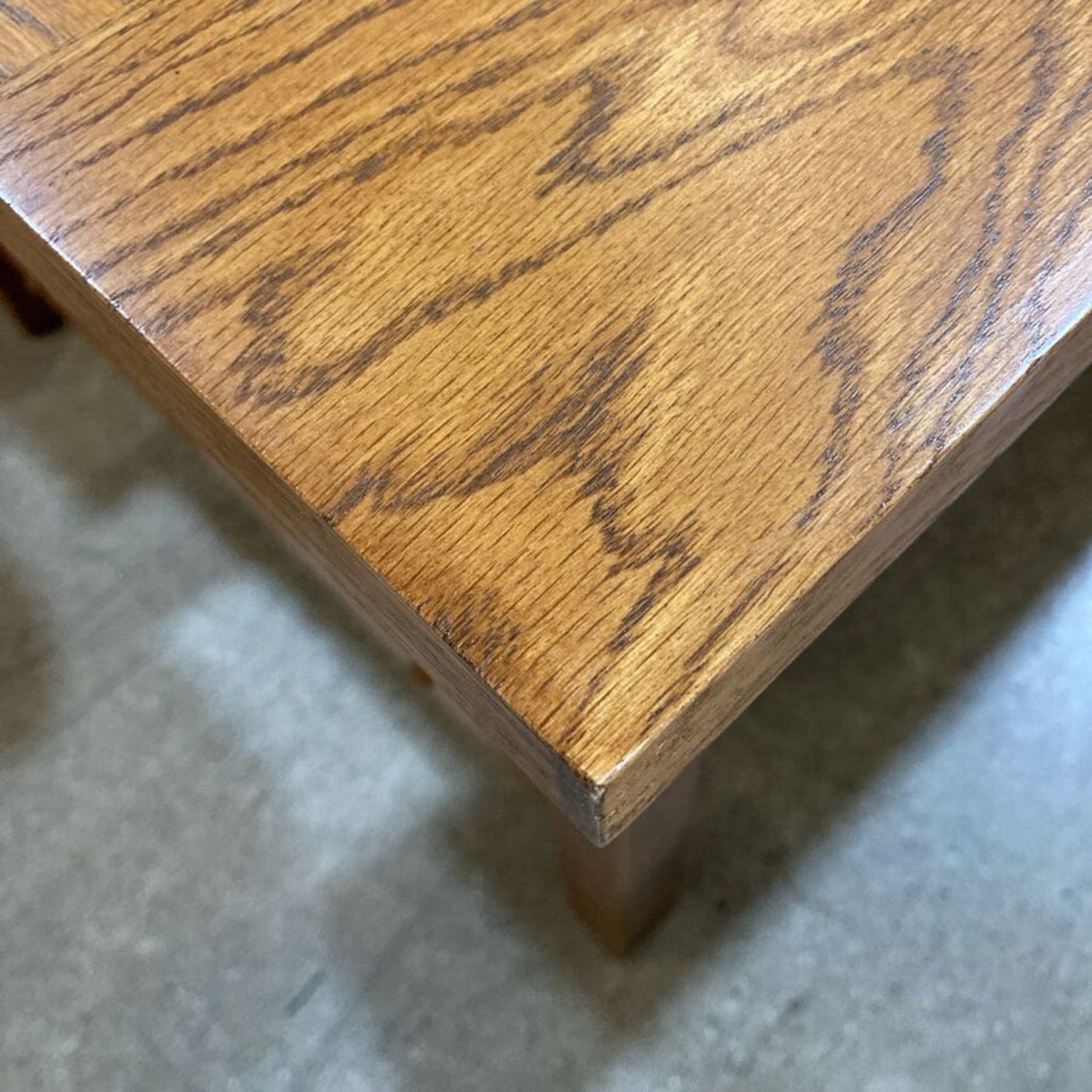 Craftsman Mission Style Stained Glass Top Table - image-10