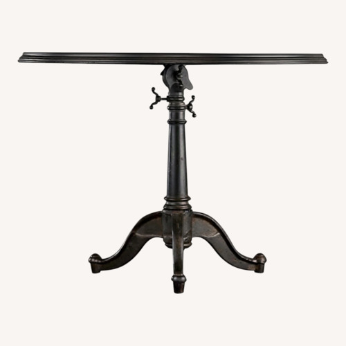 Used Restoration Hardware Black Metal Side Table for sale on AptDeco